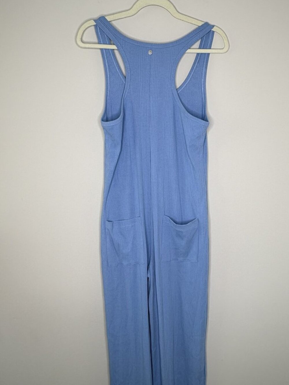 Roxy Running Tide Sleeveless Wide Leg Jumpsuit – Cornflower Blue – Small - Picture 3 of 15